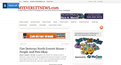 Desktop Screenshot of myeverettnews.com
