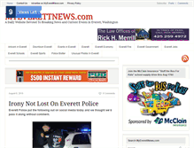 Tablet Screenshot of myeverettnews.com